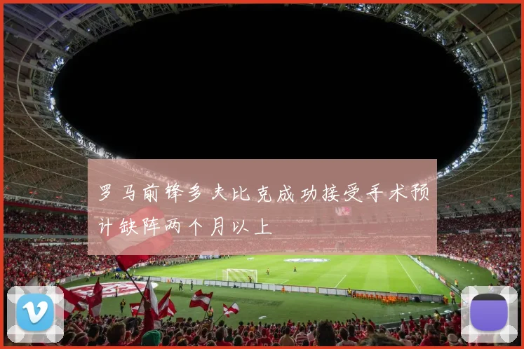 罗马前锋多夫比克成功接受手术预计缺阵两个月以上